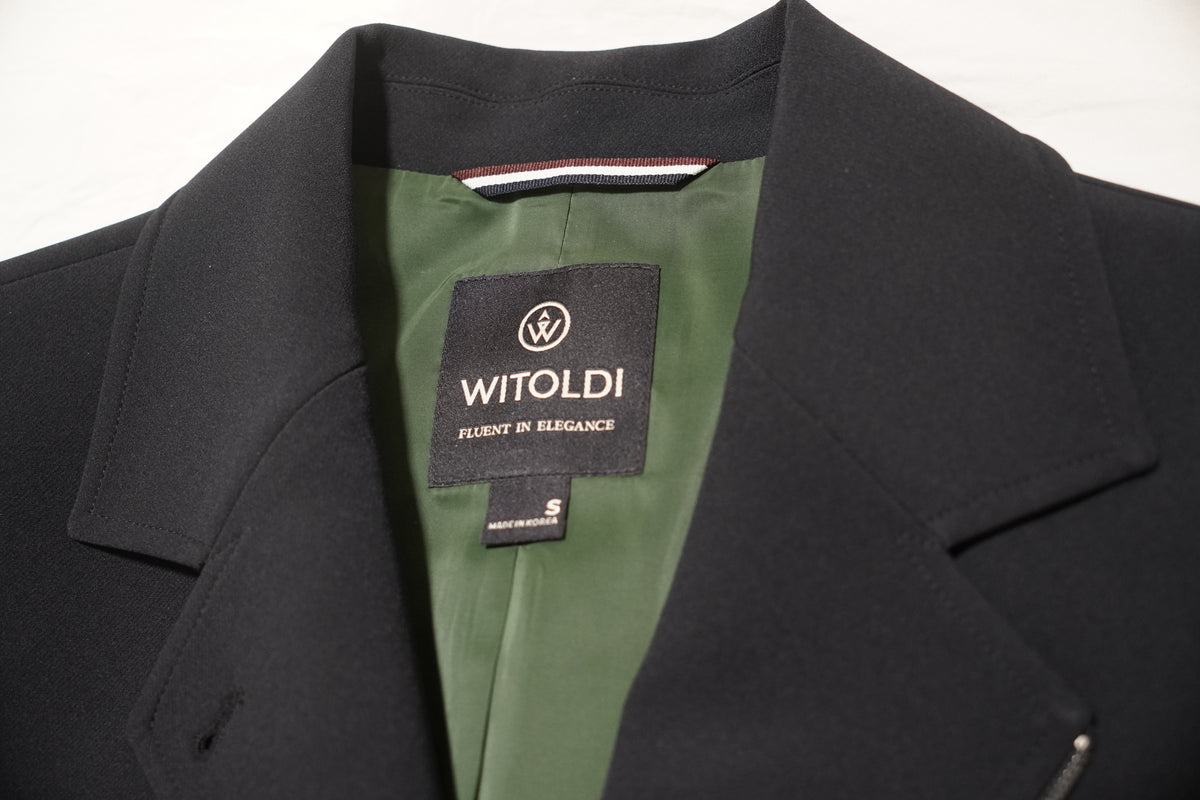 The Arno Jacket in navy, women's travel blazer